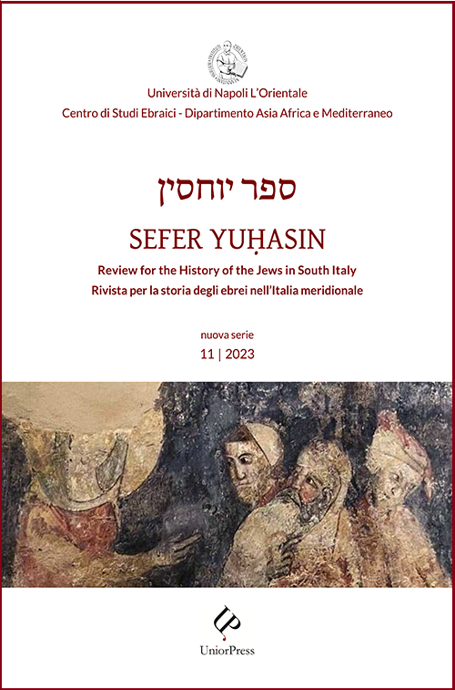 Visualizza V. 11 (2023): Sefer yuḥasin